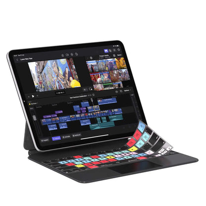Final Cut Pro Keyboard Cover for iPad Magic Case Editors Keys