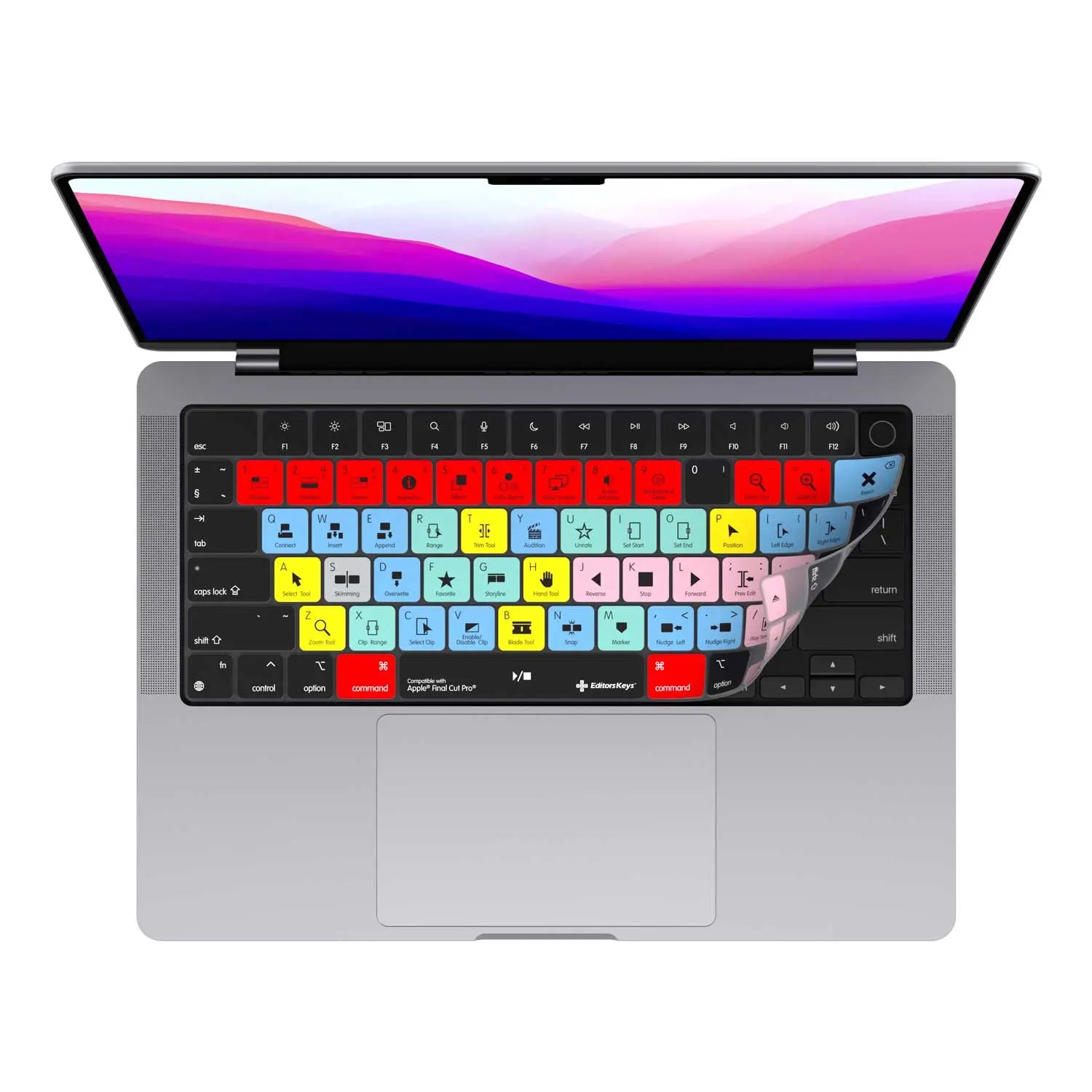 Final Cut Pro Keyboard Covers for MacBook and iMac Editors Keys