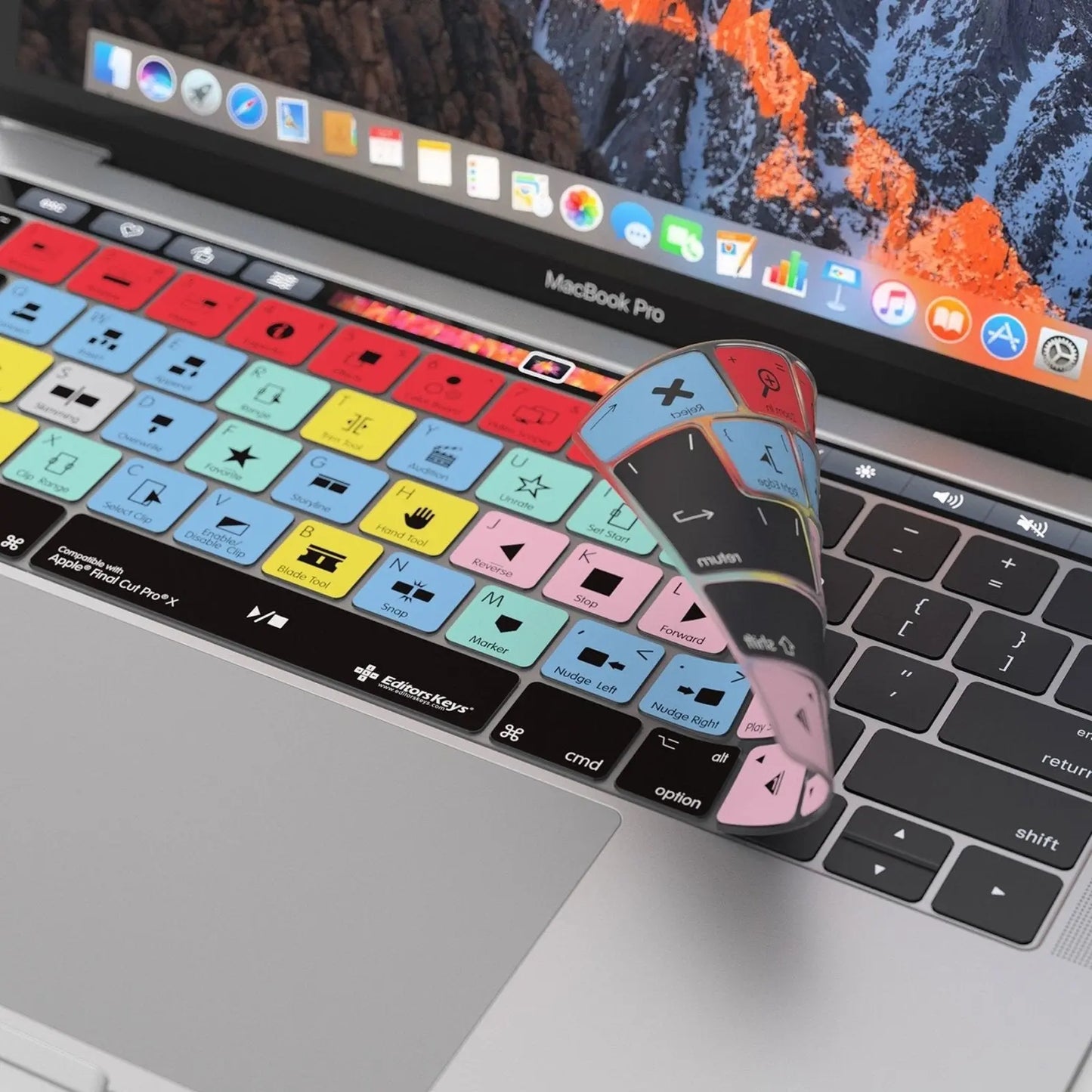 Final Cut Pro Keyboard Covers for MacBook and iMac Editors Keys