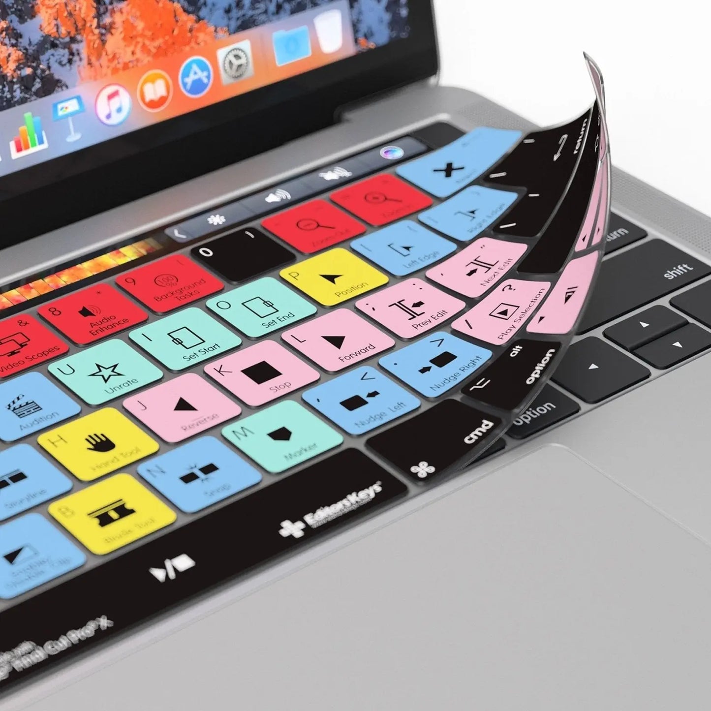 Final Cut Pro Keyboard Covers for MacBook and iMac Editors Keys