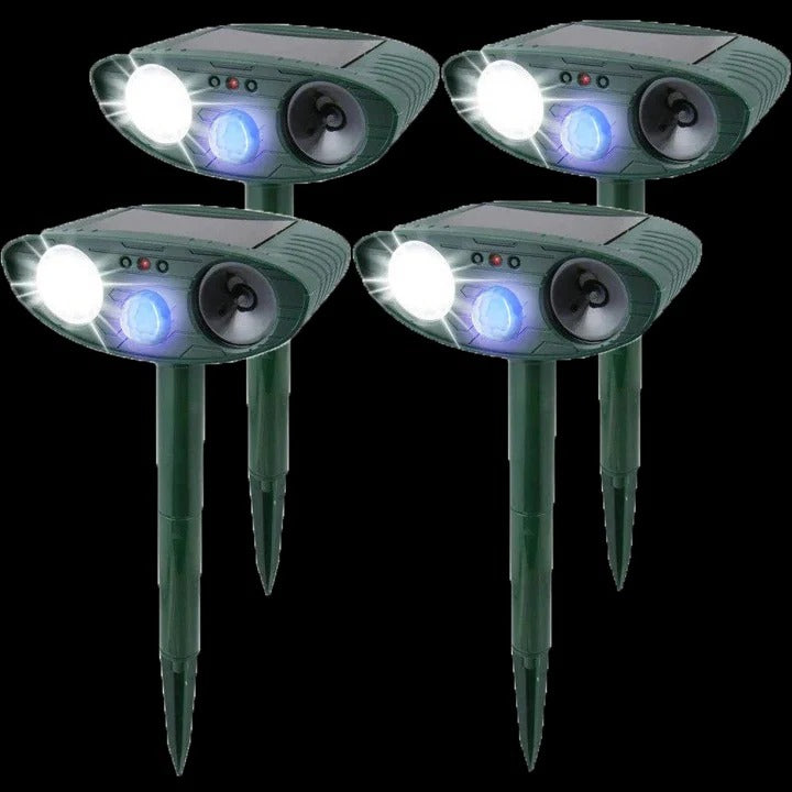 Solar-Powered Rabbit Repeller – Ultrasonic Humane Pest Deterrent | Ventayo Turbo Cables