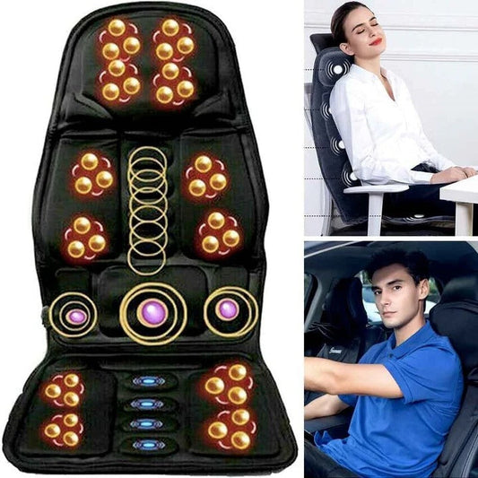 Turbo 8 Mode Massage Chair Pad With Heated Back Neck Cushion