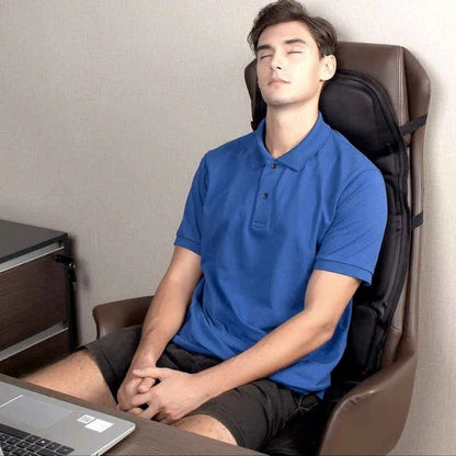 Turbo 8 Mode Massage Chair Pad With Heated Back Neck Cushion