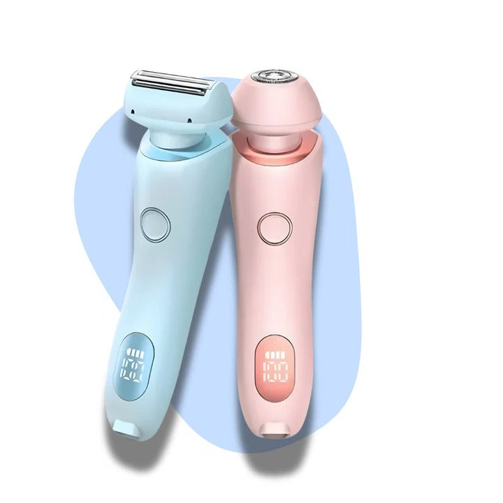 Turbo Women's Electric Pubic Hair Trimmer – Rechargeable Bikini Line Shaver for Sensitive Skin