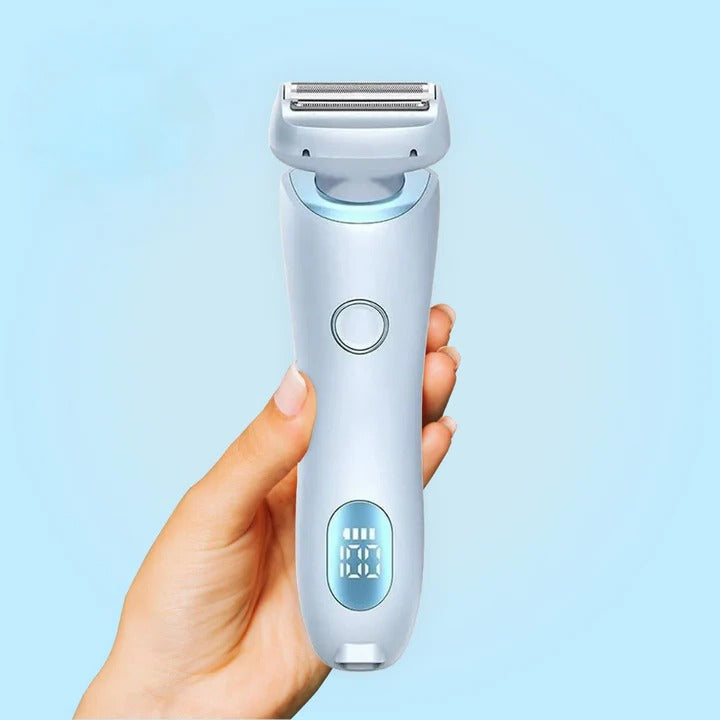 Turbo Women's Electric Pubic Hair Trimmer – Rechargeable Bikini Line Shaver for Sensitive Skin