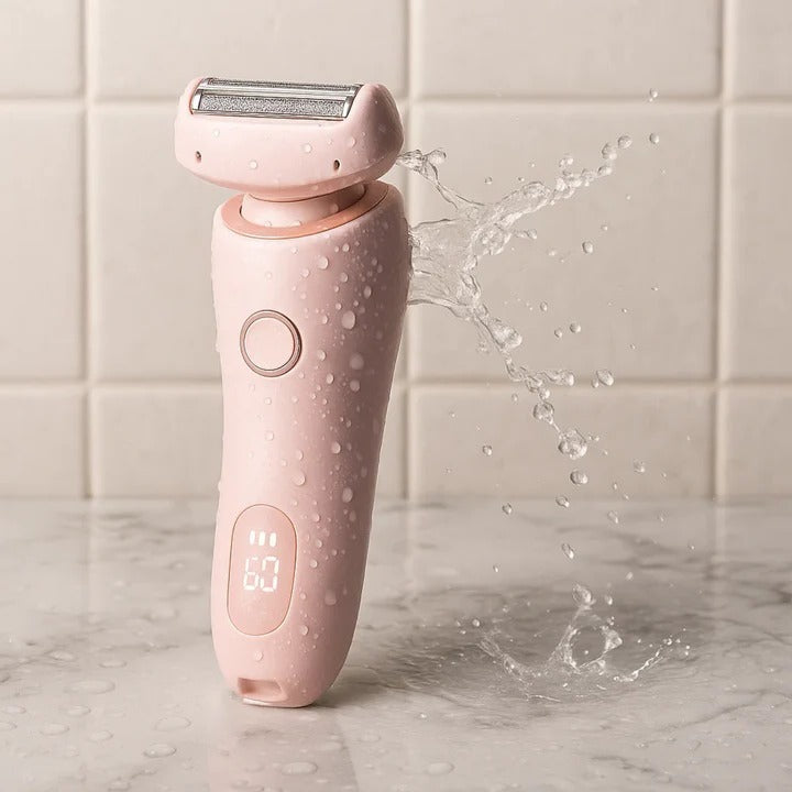 Turbo Women's Electric Pubic Hair Trimmer – Rechargeable Bikini Line Shaver for Sensitive Skin