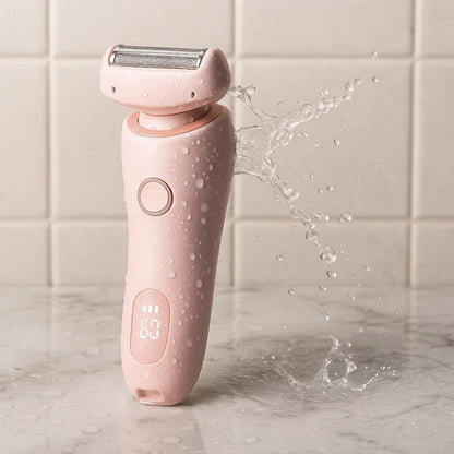 Turbo Women's Electric Pubic Hair Trimmer – Rechargeable Bikini Line Shaver for Sensitive Skin