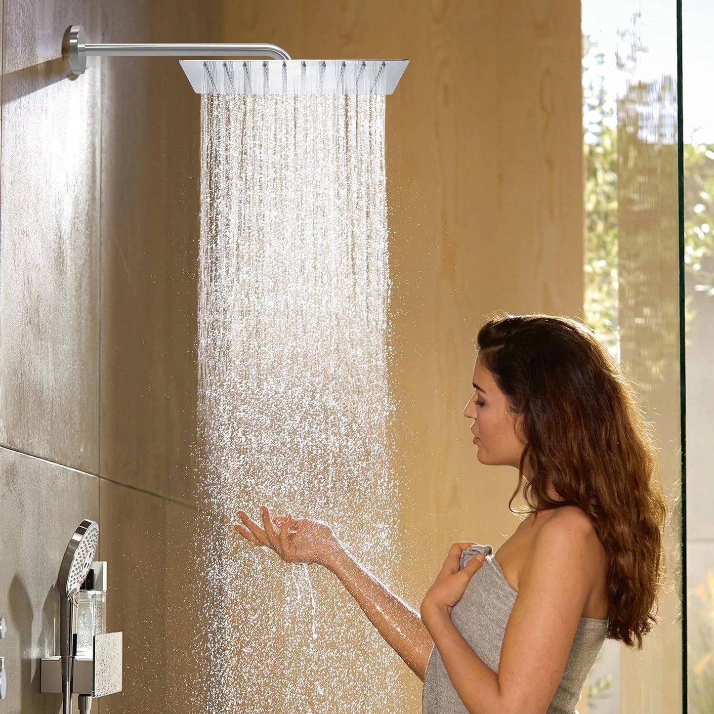 Turbo 16 inch Large Rain Ceiling Shower Head