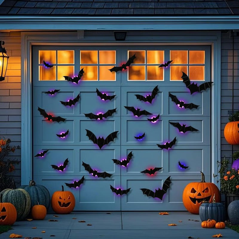 Turbo Cables – Glowing 3D Bats for Enchanted Walls (12 Pcs Set)