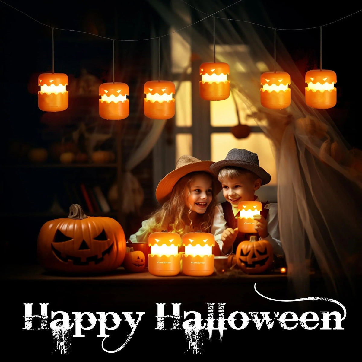 Turbo Cables – Spooky Pumpkin Camping Lantern