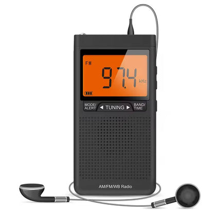 Portable Pocket Radios AM FM Turbo Cables