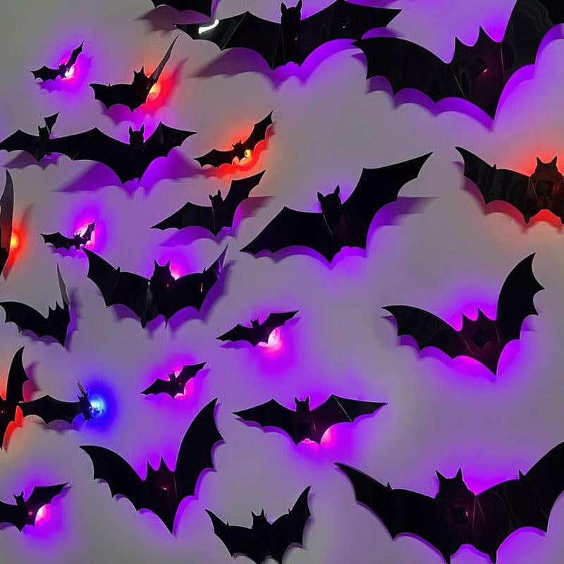Turbo Cables – Glowing 3D Bats for Enchanted Walls (12 Pcs Set)