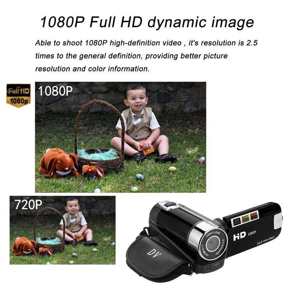 Turbo 1080P HD Camcorder Digital Video Camera