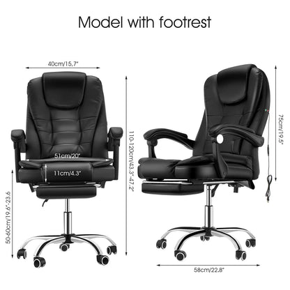 Office Chair with Massage Turbo Cables