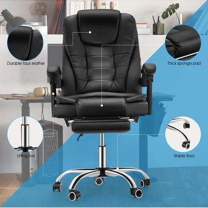Office Chair with Massage Turbo Cables
