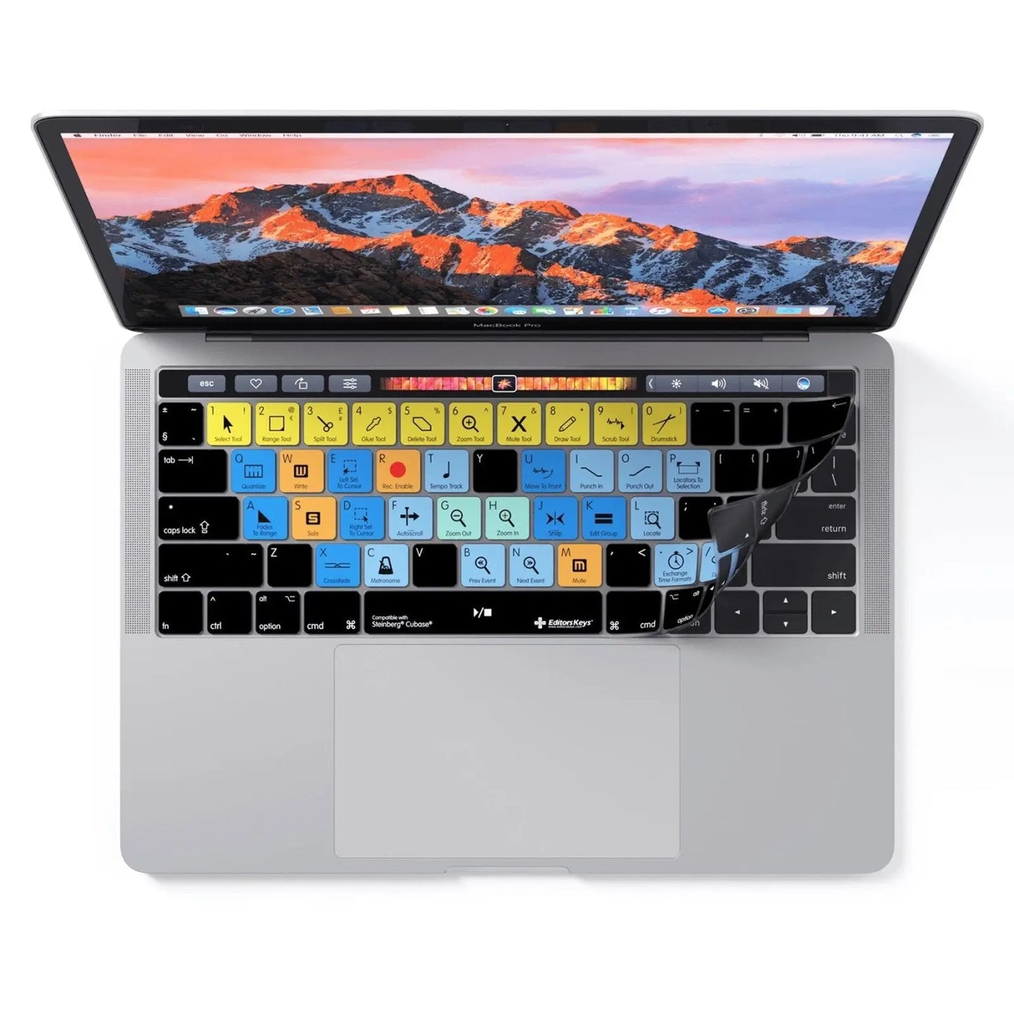 Keyboard Cover designed for Steinberg’s Cubase | for MacBook and iMac Editors Keys