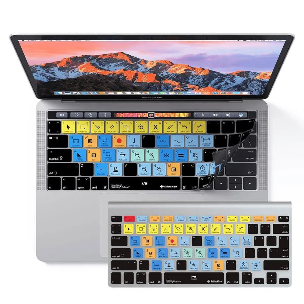 Keyboard Cover designed for Steinberg’s Cubase | for MacBook and iMac Editors Keys