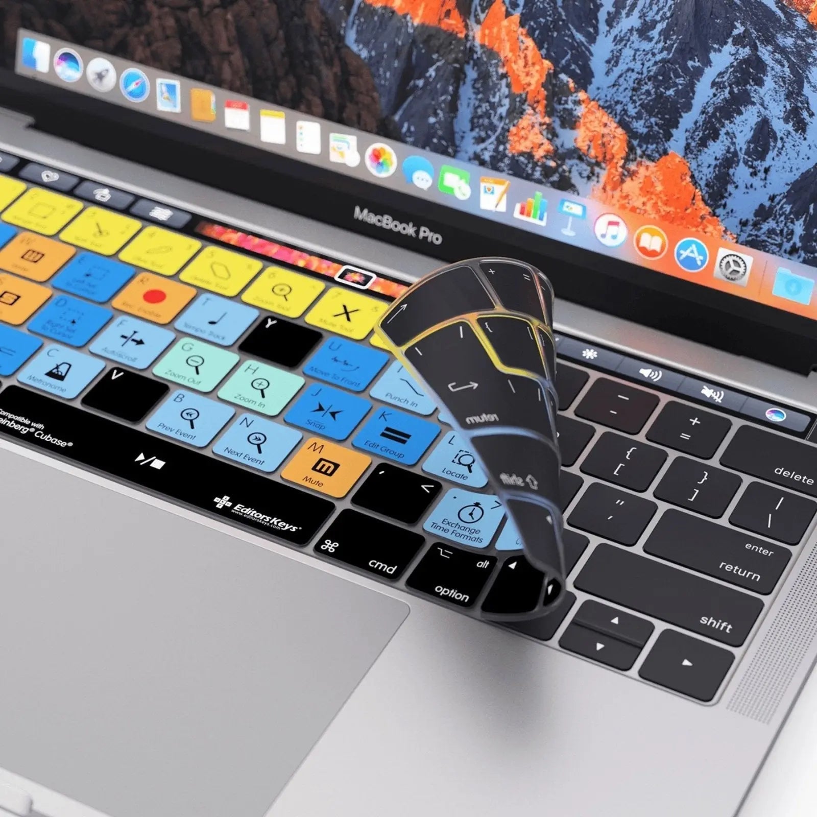 Keyboard Cover designed for Steinberg’s Cubase | for MacBook and iMac Editors Keys