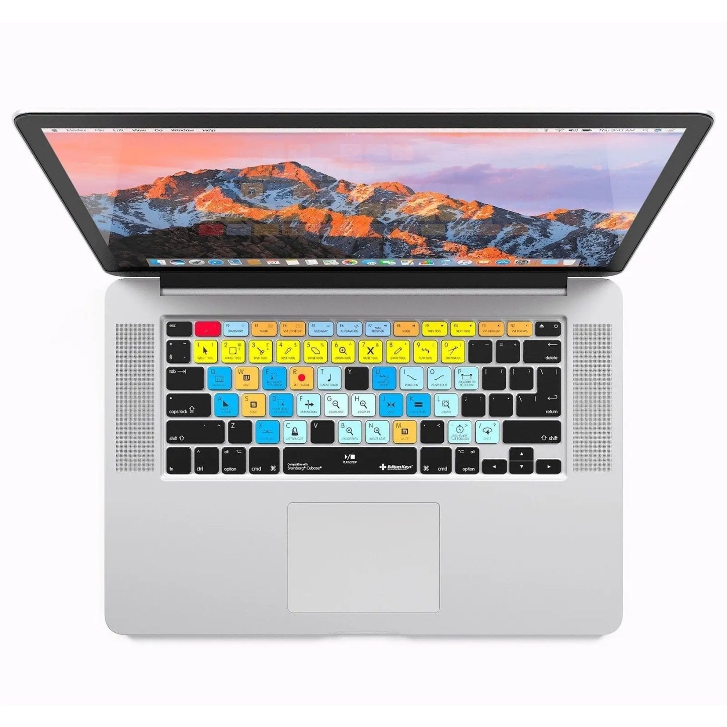Keyboard Cover designed for Steinberg’s Cubase | for MacBook and iMac Editors Keys