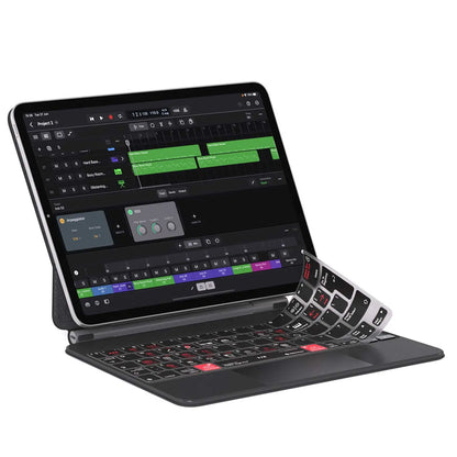 Logic Pro Keyboard Cover for iPad Magic Case Editors Keys