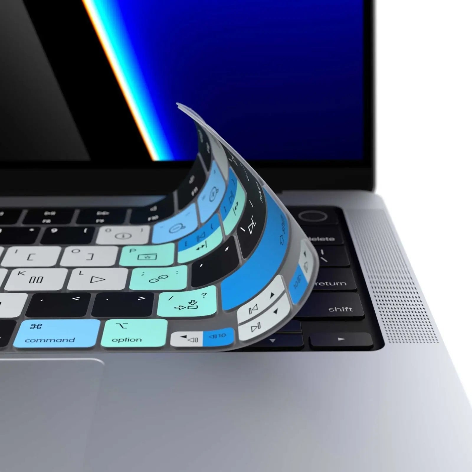 LumaFusion Keyboard Cover for 14/16" MacBook Pro and Air 13/15" Editors Keys