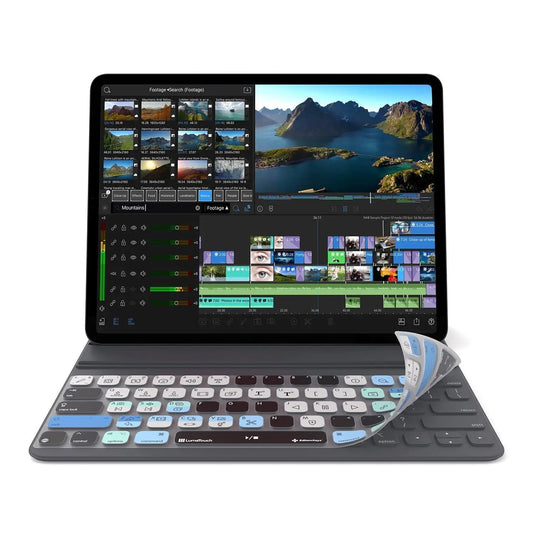 LumaFusion Keyboard Cover for iPad Smart Cover Editors Keys