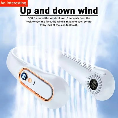 TurboAir™ Digital Bladeless Neck Fan with LED Display