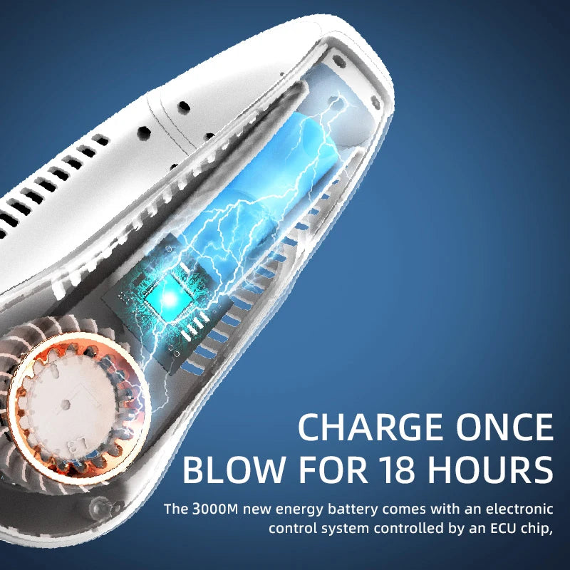 TurboAir™ Digital Bladeless Neck Fan with LED Display