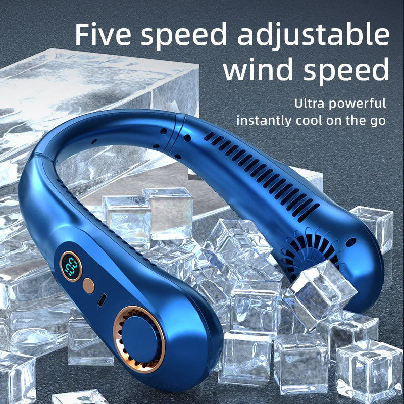 TurboAir™ Digital Bladeless Neck Fan with LED Display