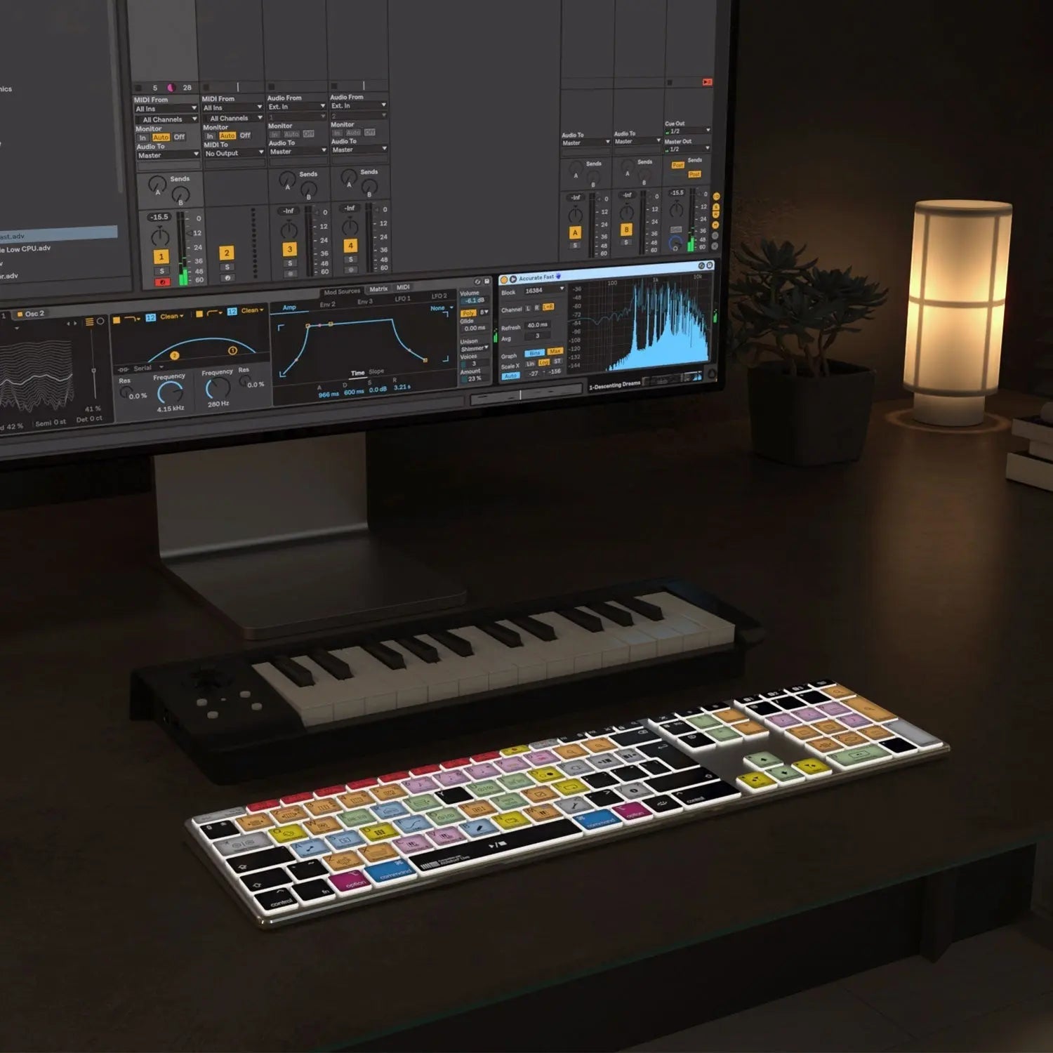 NEW Ableton Live Keyboard | Backlit & Wireless | Mac and PC Editors Keys