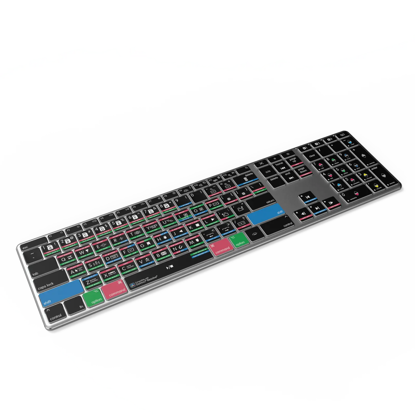 NEW Davinci Resolve Keyboard | Backlit & Wireless | Mac and PC Editors Keys