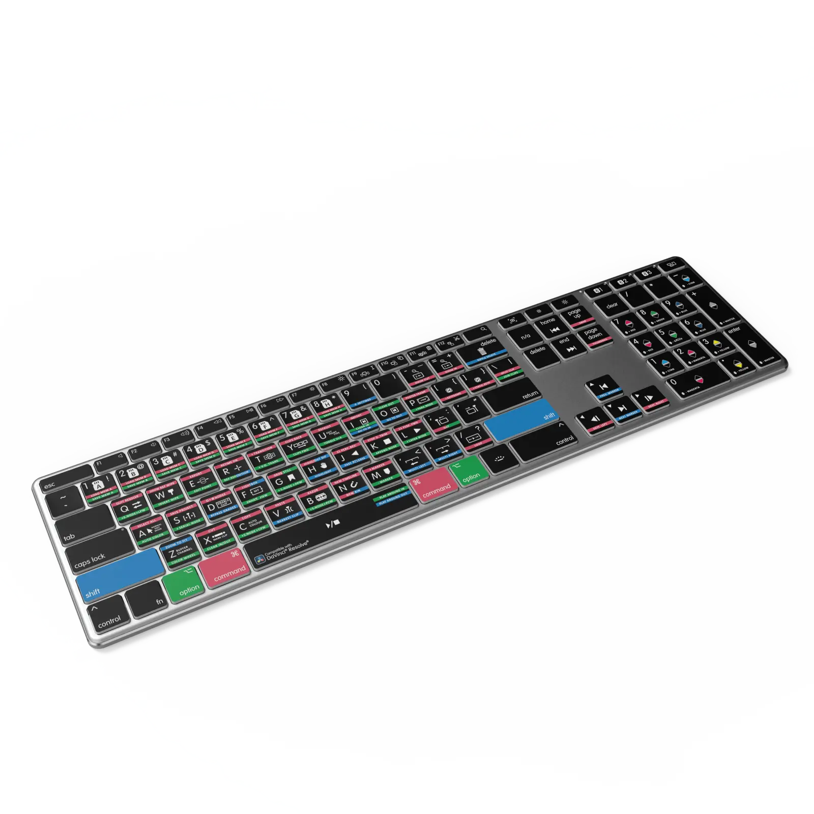NEW Davinci Resolve Keyboard | Backlit & Wireless | Mac and PC Editors Keys