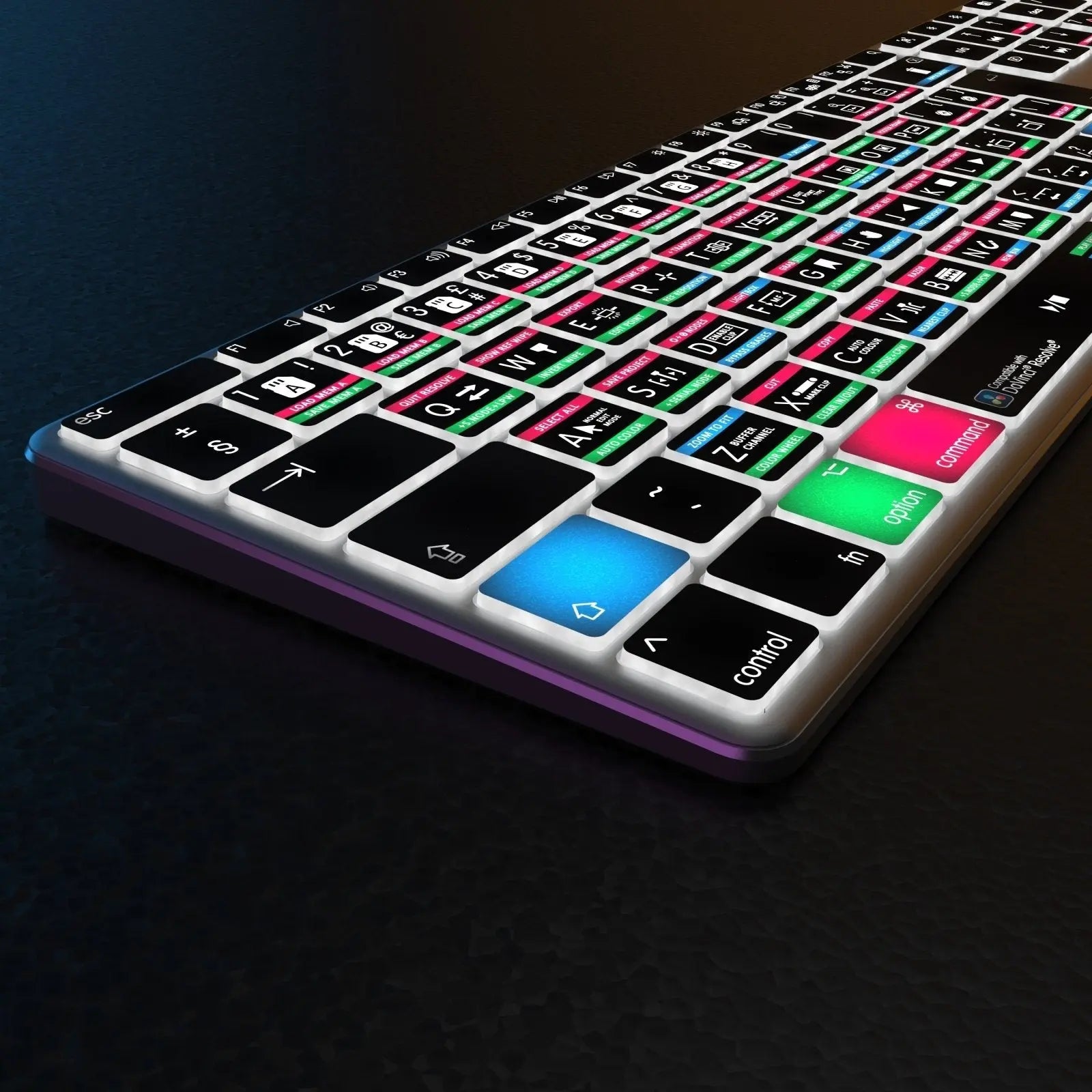 NEW Davinci Resolve Keyboard | Backlit & Wireless | Mac and PC Editors Keys