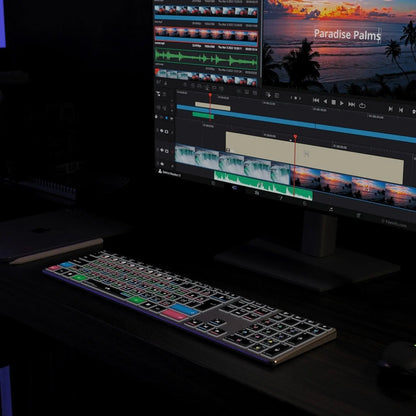 NEW Davinci Resolve Keyboard | Backlit & Wireless | Mac and PC Editors Keys