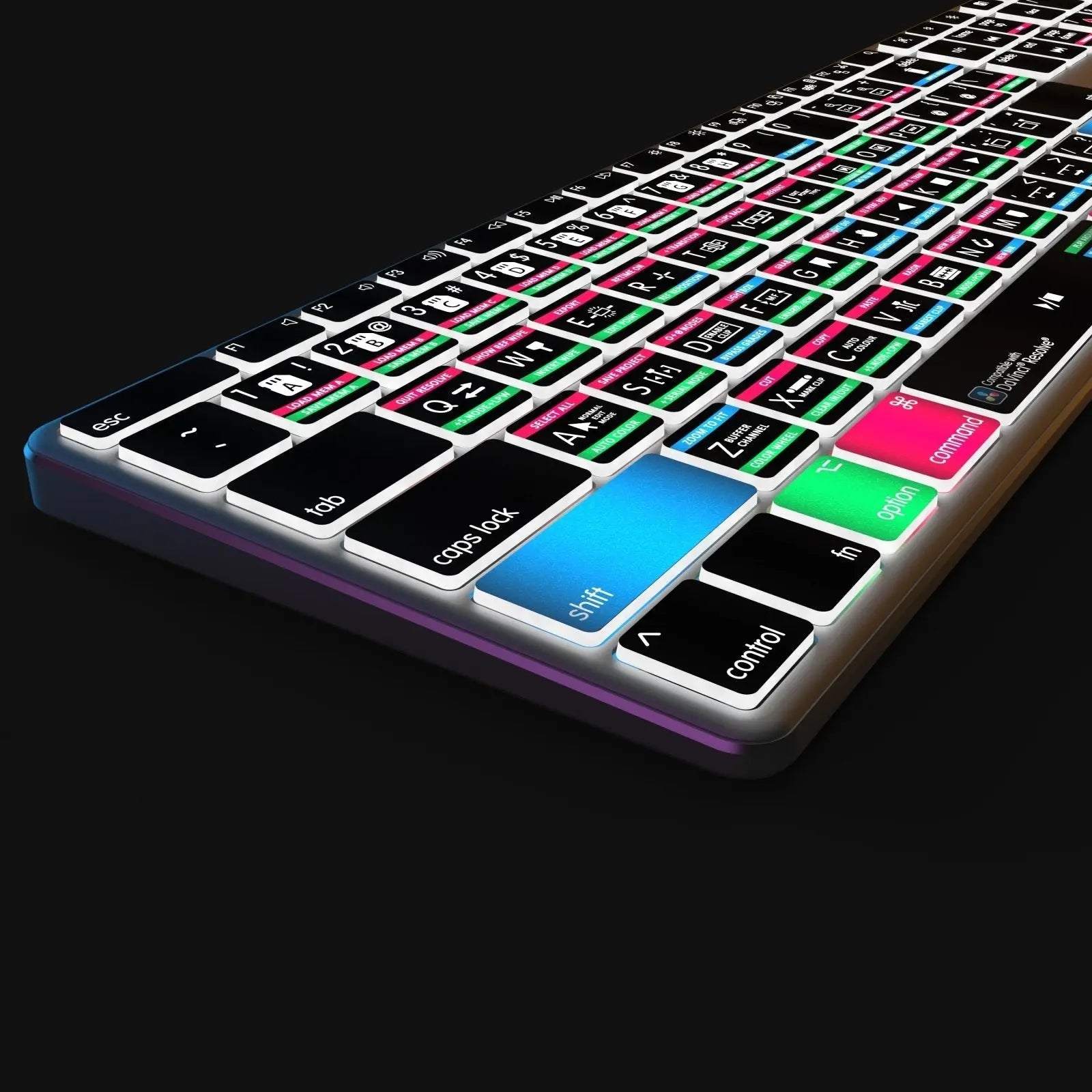 NEW Davinci Resolve Keyboard | Backlit & Wireless | Mac and PC Editors Keys