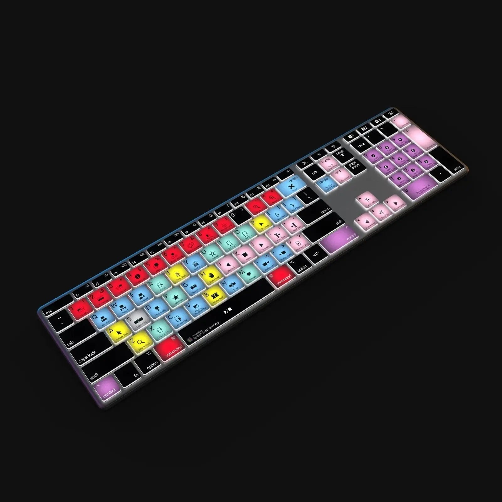 NEW Final Cut Pro Keyboard | Backlit & Wireless | Mac Editors Keys