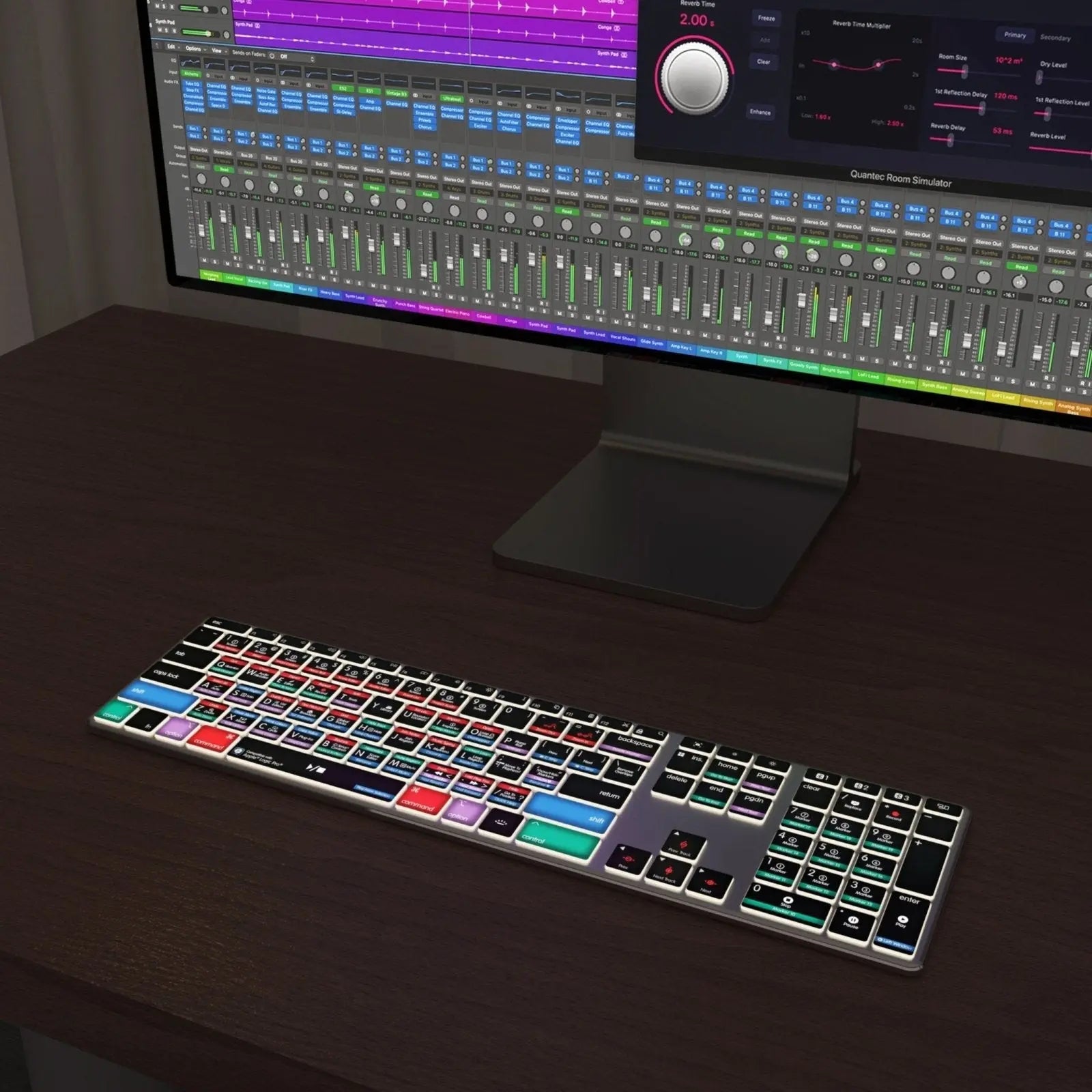 NEW Logic Pro Keyboard | Backlit & Wireless | Mac Editors Keys