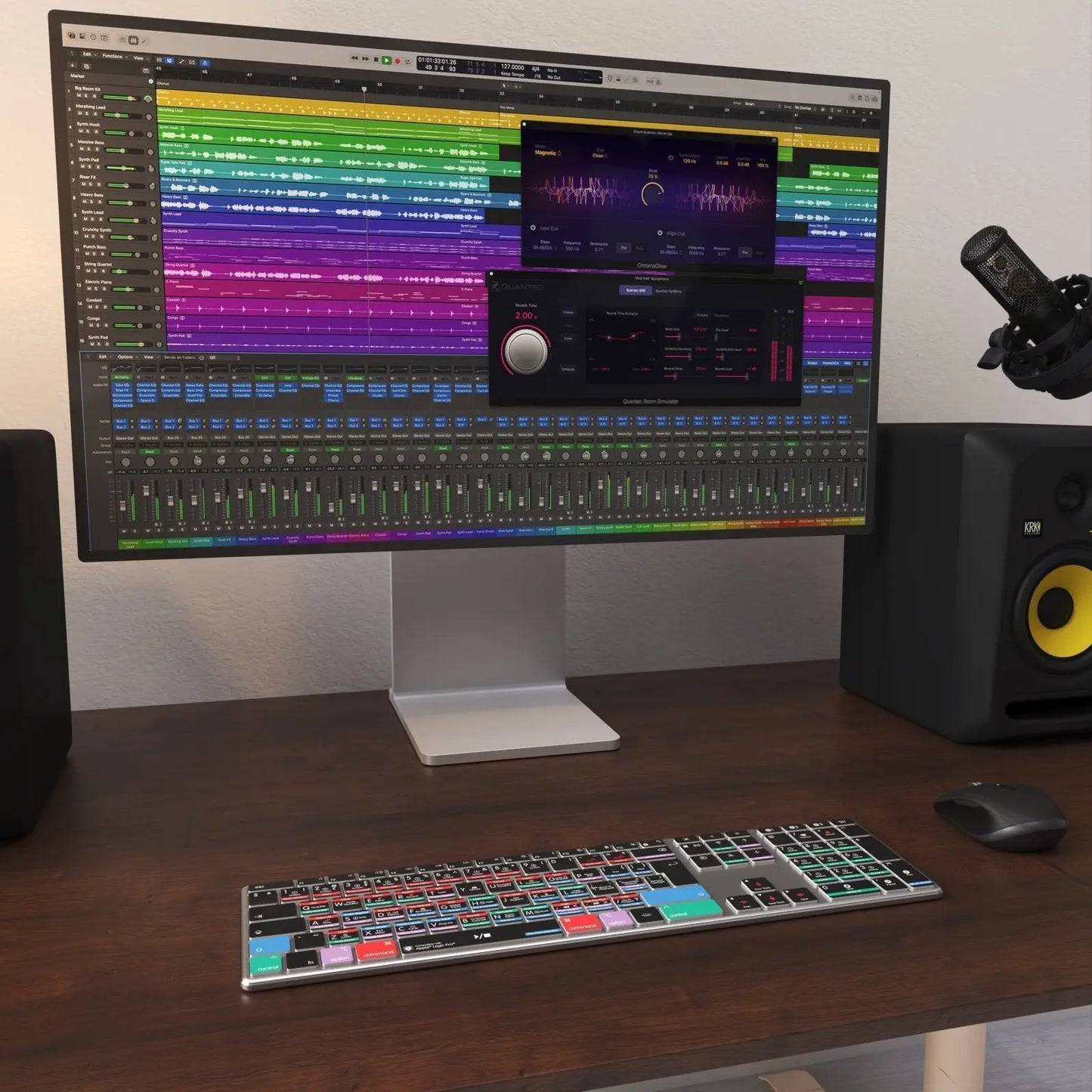 NEW Logic Pro Keyboard | Backlit & Wireless | Mac Editors Keys