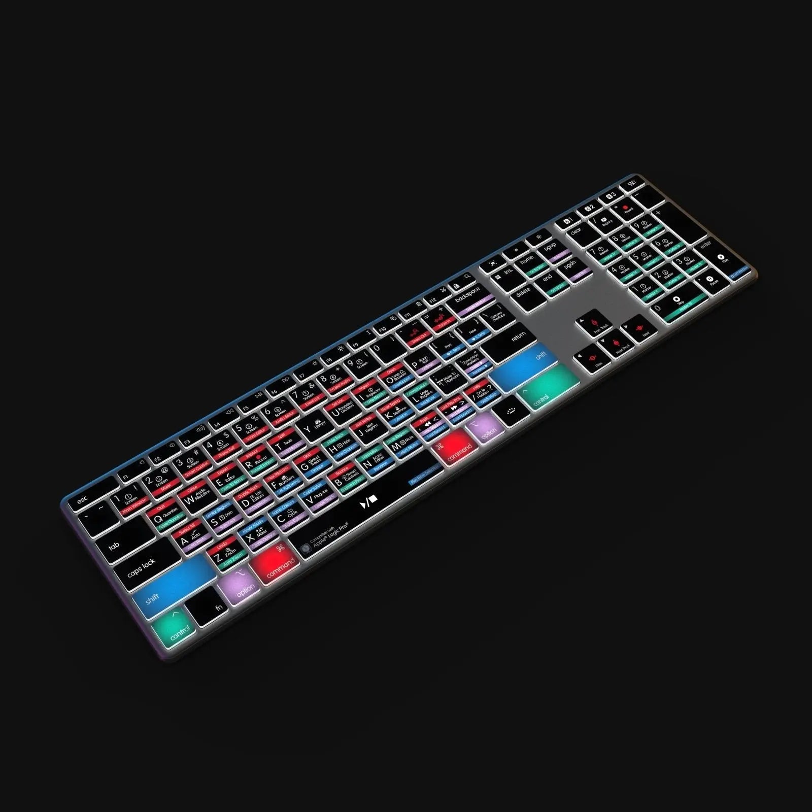 NEW Logic Pro Keyboard | Backlit & Wireless | Mac Editors Keys