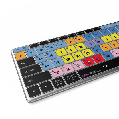 NEW Media Composer Keyboard | Backlit & Wireless | Mac and PC Editors Keys