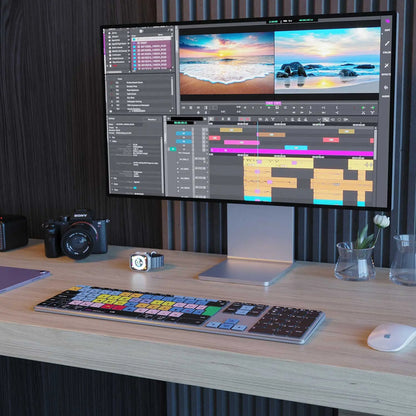 NEW Media Composer Keyboard | Backlit & Wireless | Mac and PC Editors Keys