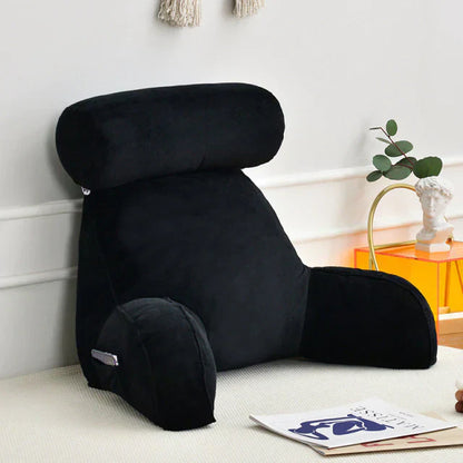 Reading Pillow with Arms – Backrest Support Cushion for Bed & Couch Turbo Cables