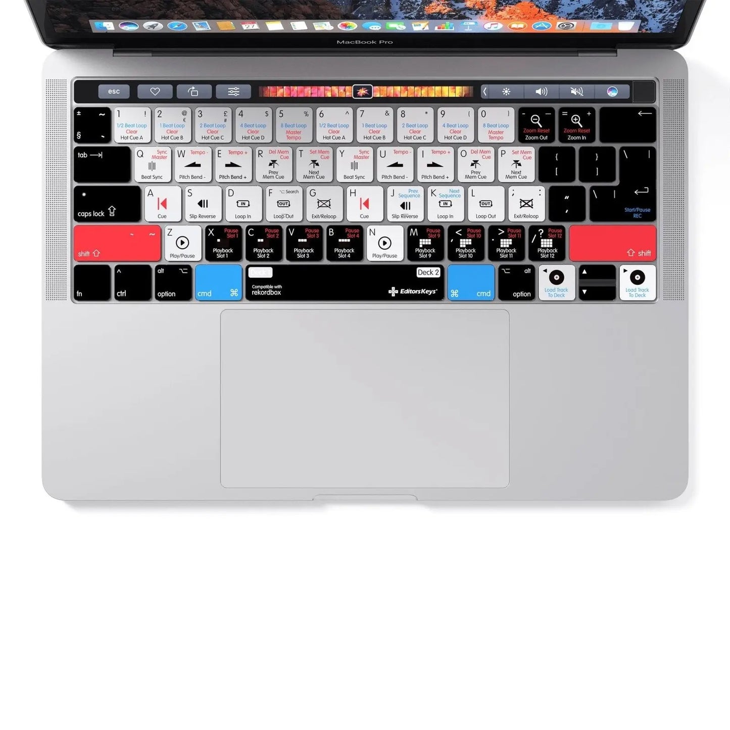 RekordBox Keyboard Covers for MacBook Pro Editors Keys