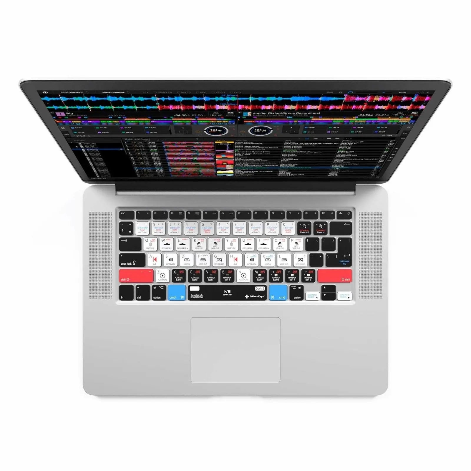 RekordBox Keyboard Covers for MacBook Pro Editors Keys