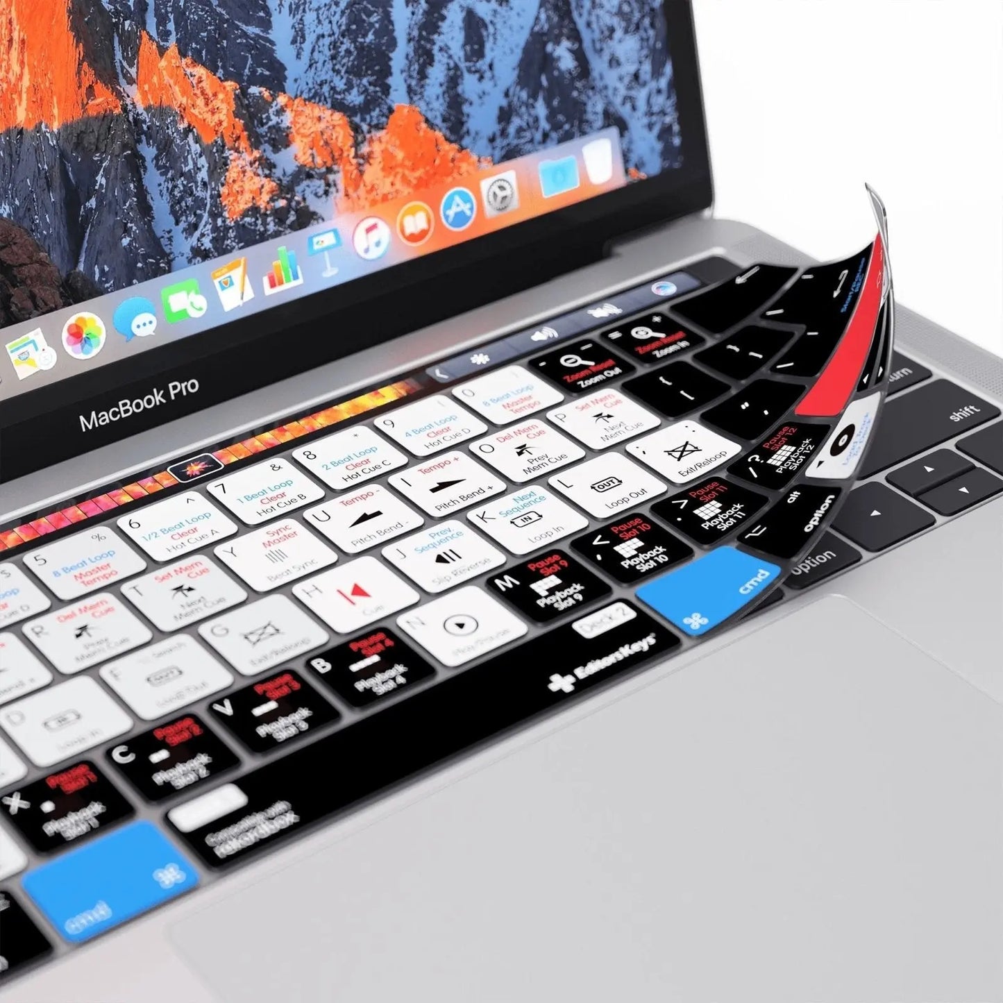 RekordBox Keyboard Covers for MacBook Pro Editors Keys