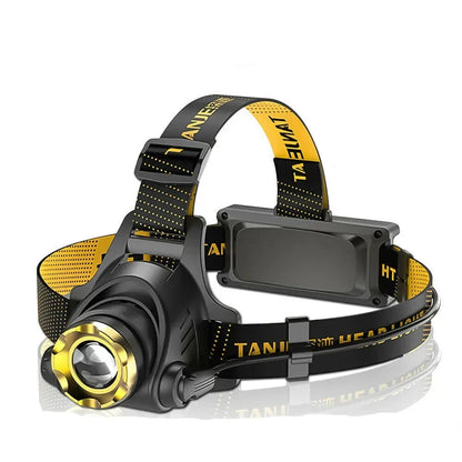Turbo 990000LM LED Rechargeable Headlamp – Zoomable Tactical Head Torch