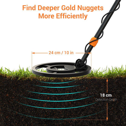 Turbo Best Gold Metal Detector | Pinpoint All Metal Detector Hand Held