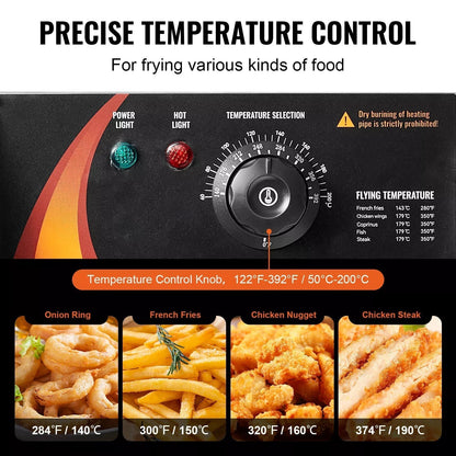 Turbo 25Qt Commercial Electric Deep Fryer