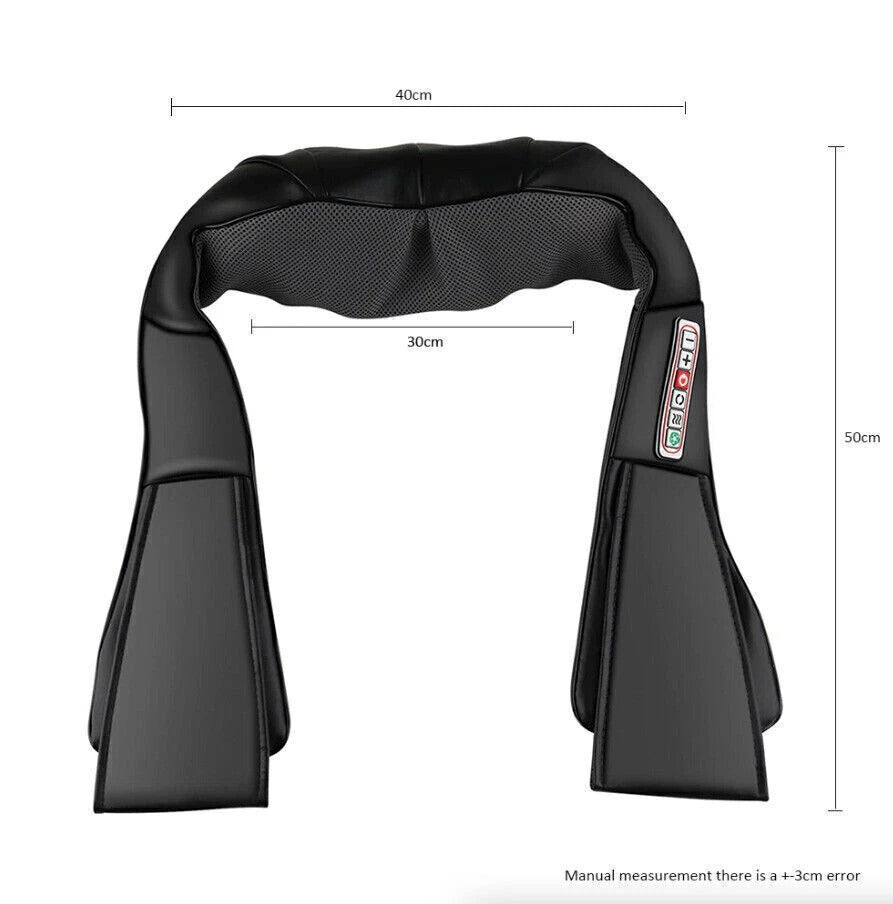 Shiatsu Back Neck And Shoulder Massager Turbo Cables