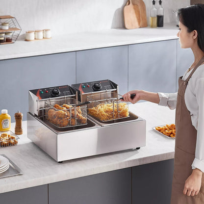 Turbo 25Qt Commercial Electric Deep Fryer